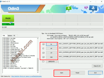 menambahkan binary file samsung a01 core