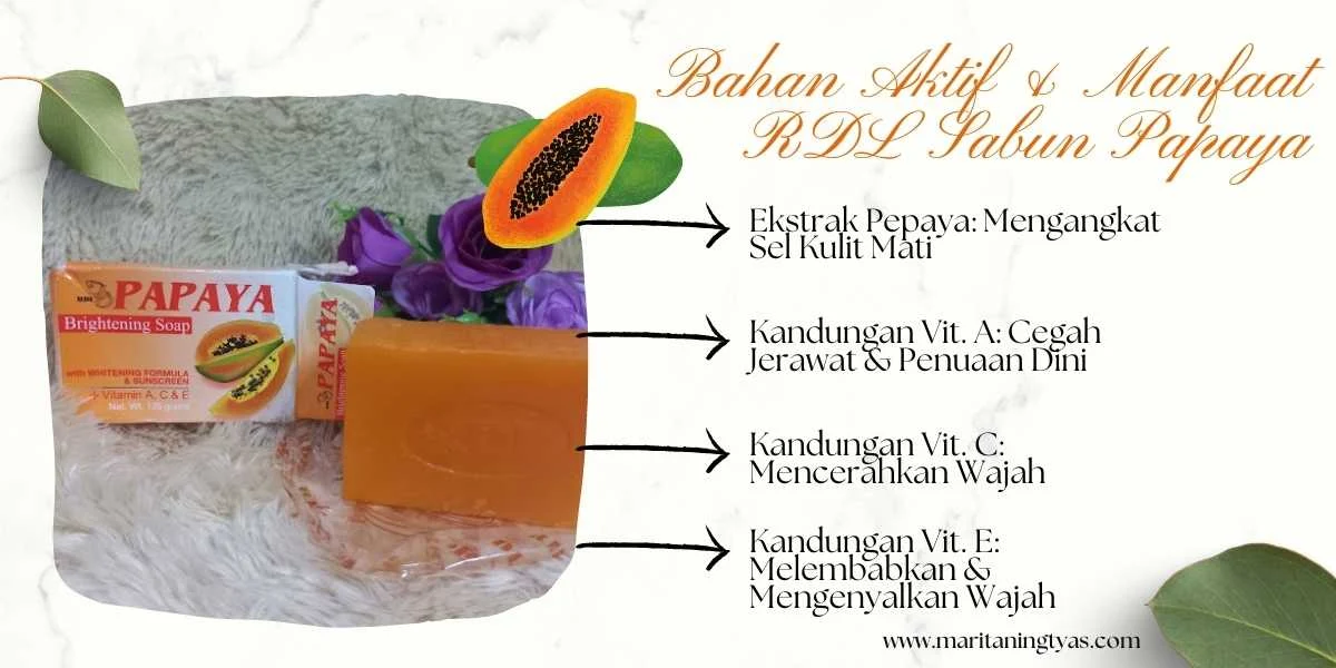 manfaat sabun papaya RDL