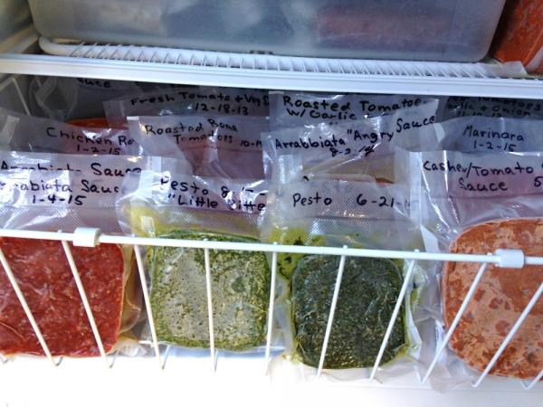 how to label frozen food