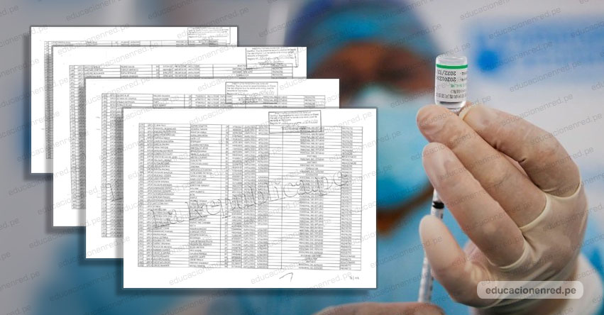 LISTA DE VACUNADOS COVID-19: Esta es la relación de 487 personas que recibieron vacuna contra el Coronavirus - Sinopharm [.PDF]