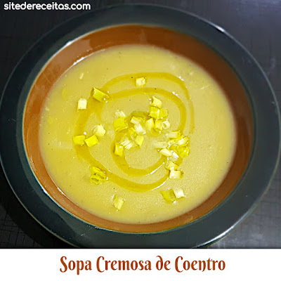 Sopa Cremosa de Coentro