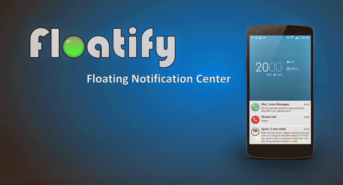 Floatify Pro - Smart Notifications v1.33 Patched Floatify Pro - Smart Notifications v1.33 Patched