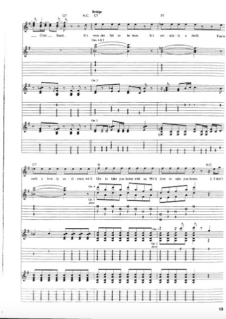 The Beatles - Sgt Peppers Lonely Hearts Club Band partitura