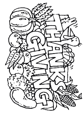 Thanksgiving Coloring Pages 