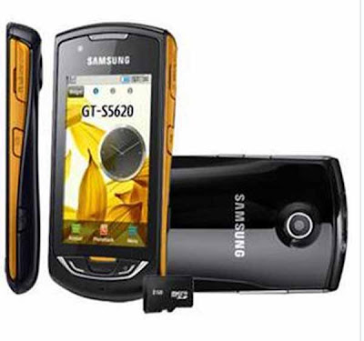 Celular Desbloqueado Samsung S5620 Star 3G Touch c/ Câmera 3.2MP, GPS, MP3 Player, Rádio FM, Wireless, Bluetooth e Cartão 2GB - Samsung
