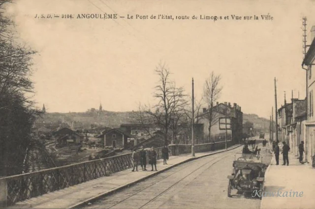 Angoulême, pont de l'Etat
