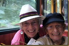 Julia & Sharon in the Tram