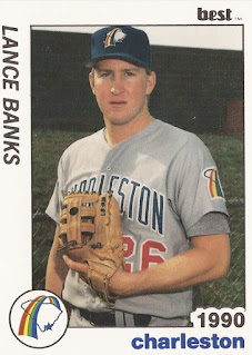 Lance Banks 1990 Charleston Rainbows card