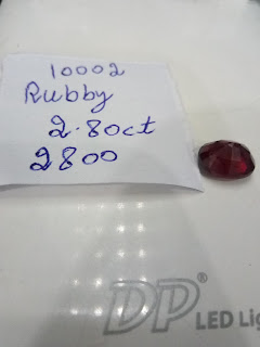 Polished Rubby Gemstone 