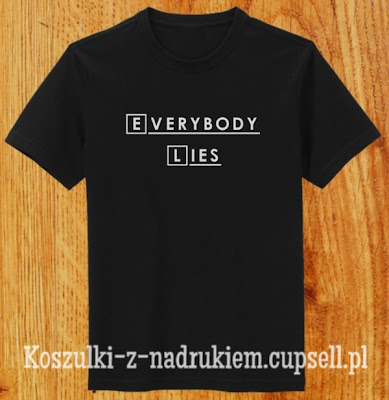 koszulka dr house - everybody lies