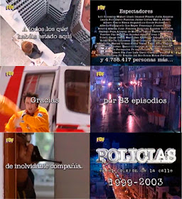 Último capítulo de la serie de Antena 3 'Policías', finales de series
