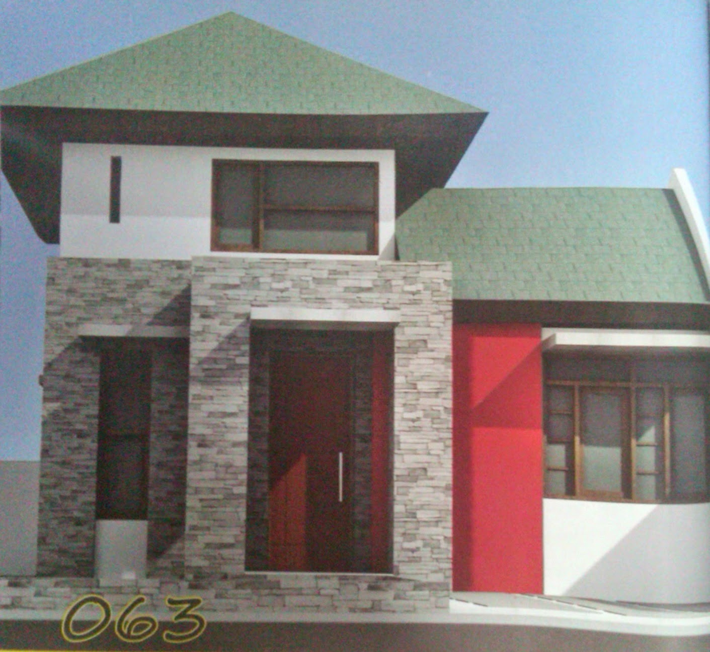 Gambar Rumah  Minimalis  Leter  U  94 model rumah  leter  l 