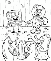 FUN & LEARN : Free worksheets for kid: SpongeBob Coloring Pages, ภาพ
