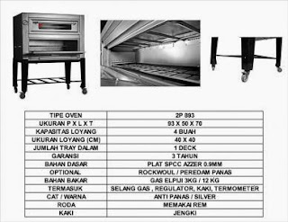 Oven Gas Type 2P 893 