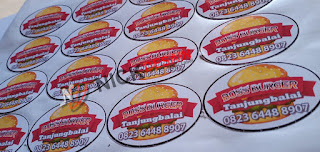 Contoh Desain Stiker label | Percetakan Tanjungbalai