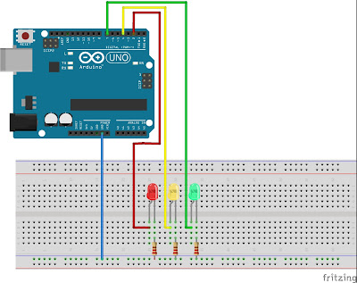 Resultado de imagen de semaforo arduino