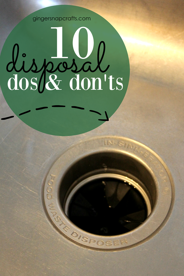 10 Disposal Dos and Don'ts at GingerSnapCrafts.com #tips #forthehome