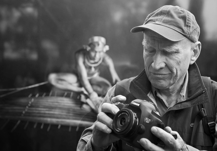 Sebastião Salgado with Canon EOS 5D
