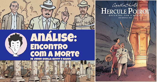 Hercule Poirot - Encontro com a Morte, de Didier Quella-Guyot e Marek - Arte de Autor