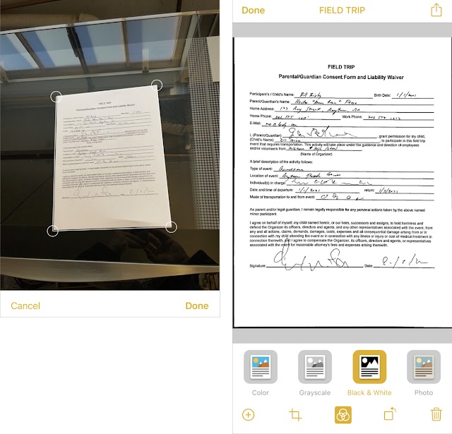 How to scan documents for free on iPhone and iPad