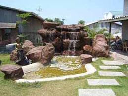 ออกแบบจัดสวน หินเทียมไฟเบอร์ Landscape Design