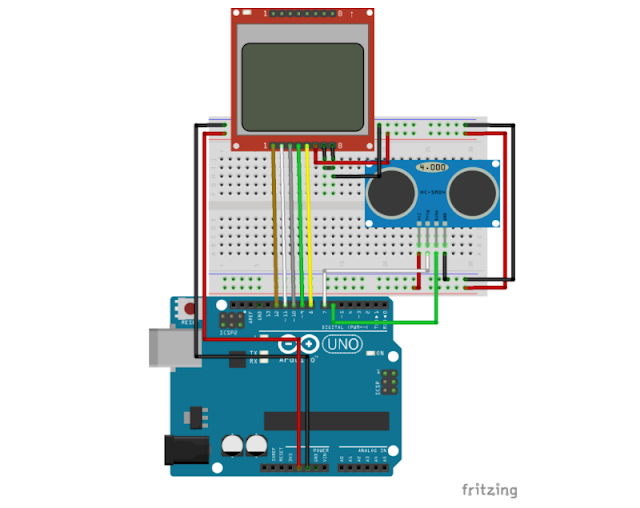 How to make a distance meter using Arduino in telugu