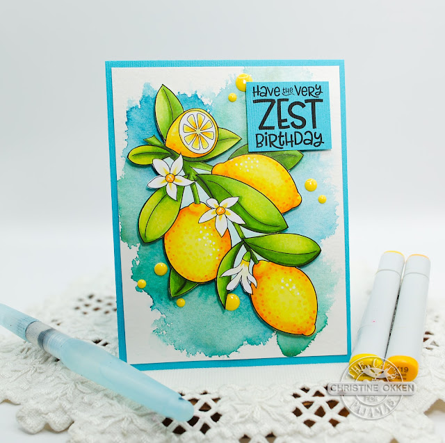 Lemon Branch Birthday Card