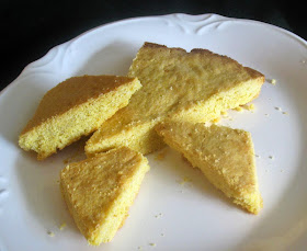 lemon cornmeal shortbread