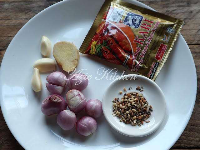 Kari Udang dengan Kacang Buncis - Azie Kitchen