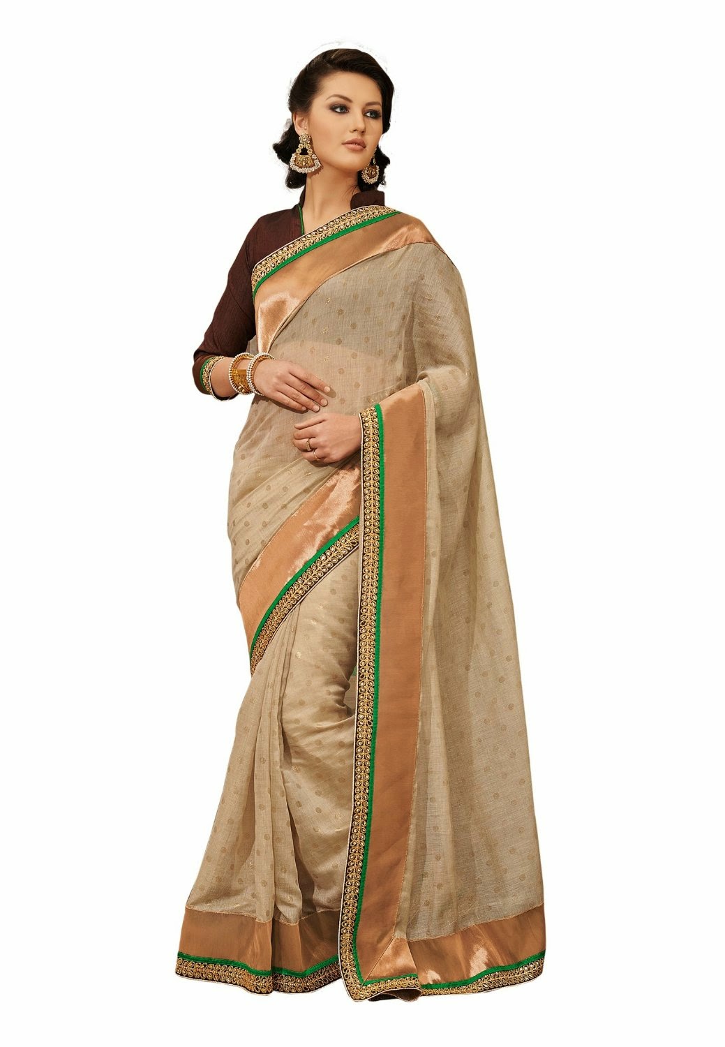 www.amazon.in/Fabdeal-Beige-Polka-Print-Bhagalpuri/dp/B00KG1TRG6