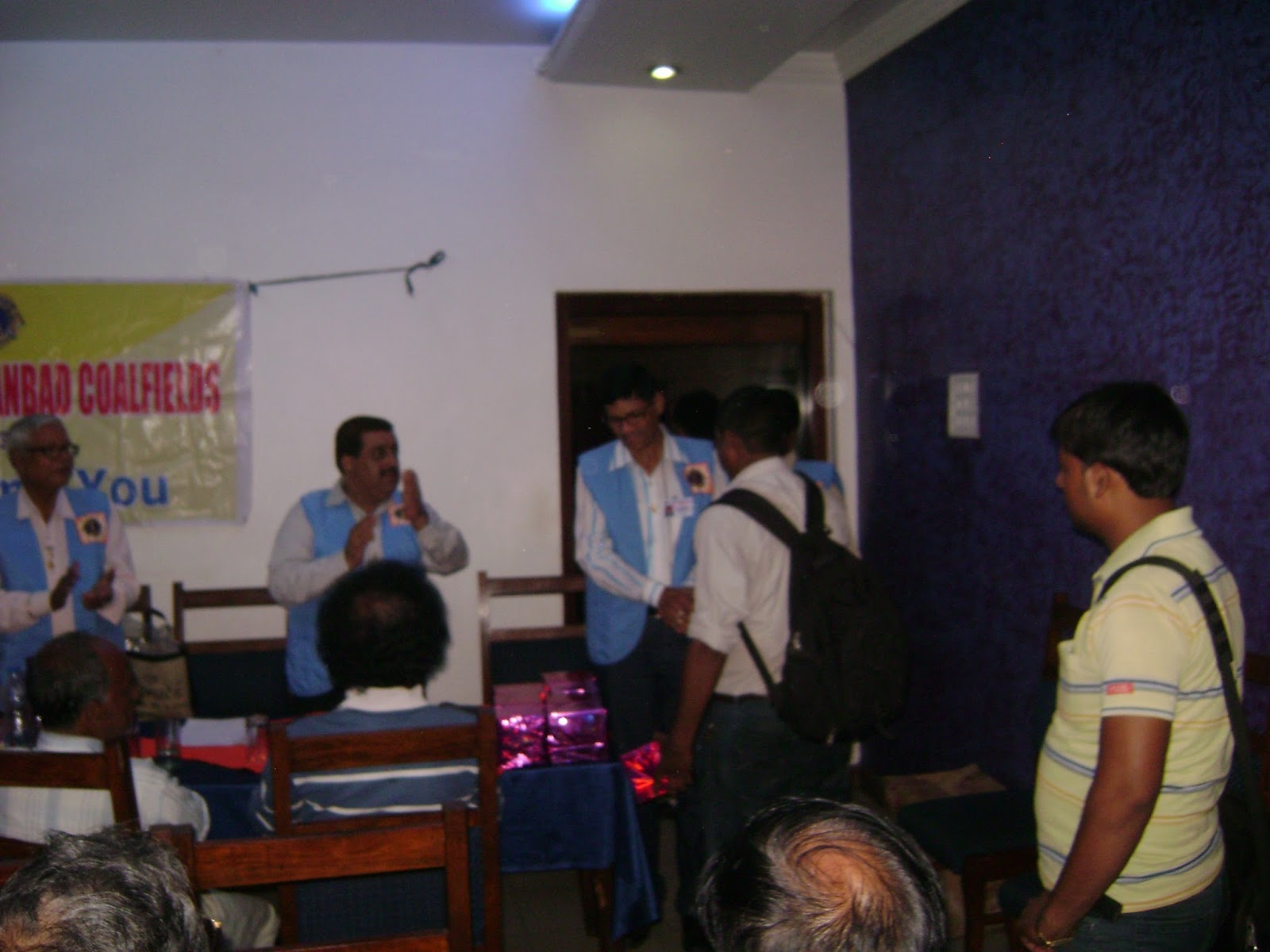 ... Lions Club of Dhanbad Coal Fields On 25.8.2013,4.30pm at Dhanbad Club