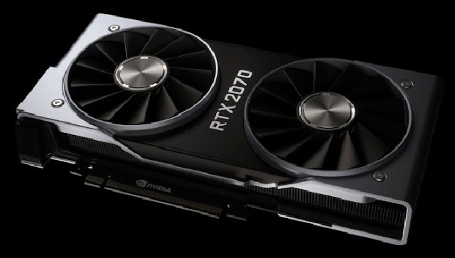 ستاتي بطاقة الرسومات GeForce RTX 2070 من Nvidia في 17 أكتوبر 