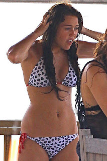 Celebrity Miley Cyrus Hot Bikini Picture gallery