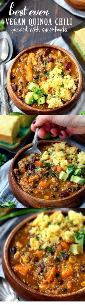 Best Ever Vegan Quinoa Chili