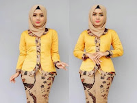 Model Baju Batik Setelan Rok Panjang Terbaru