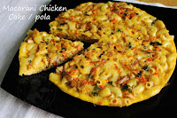 MACARONI CHICKEN CAKE