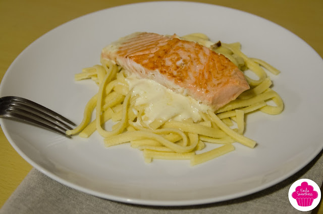 Tagliatelles au saumon et à la crème de citron