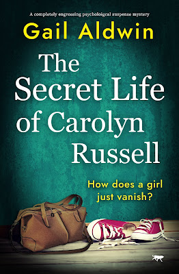 book cover of mystery novel The Secret Life of Carolyn Russell by Gail Aldwin