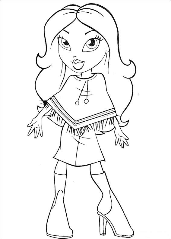 Download Bratz Coloring Pages ~ Free Printable Coloring Pages - Cool Coloring Pages