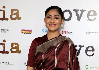 Mrunal Thakur At Love Sonia Movie Premiere in London