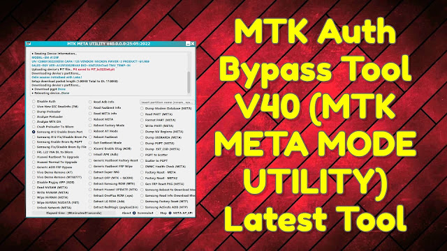 MTK Author Bypass Tool V40 Latest Tool