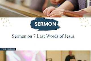 Sermon on 7 Last Words of Jesus