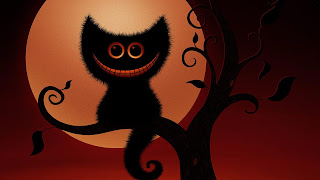 Halloween Funny Cat Wallpaper