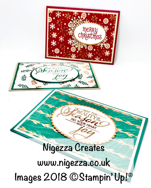 Stunning Christmas Cards Using Joyous Noel DSP Nigezza Creates