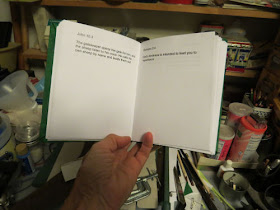 small hand bound book