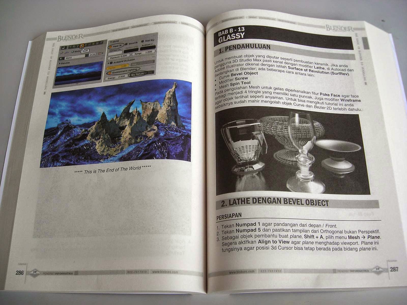  Buku  Blender  3D  Terlengkap Tutorial Bahasa Indonesia Buku  