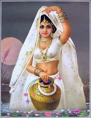 50 Most Beautiful Indian Women Paintings of All Times