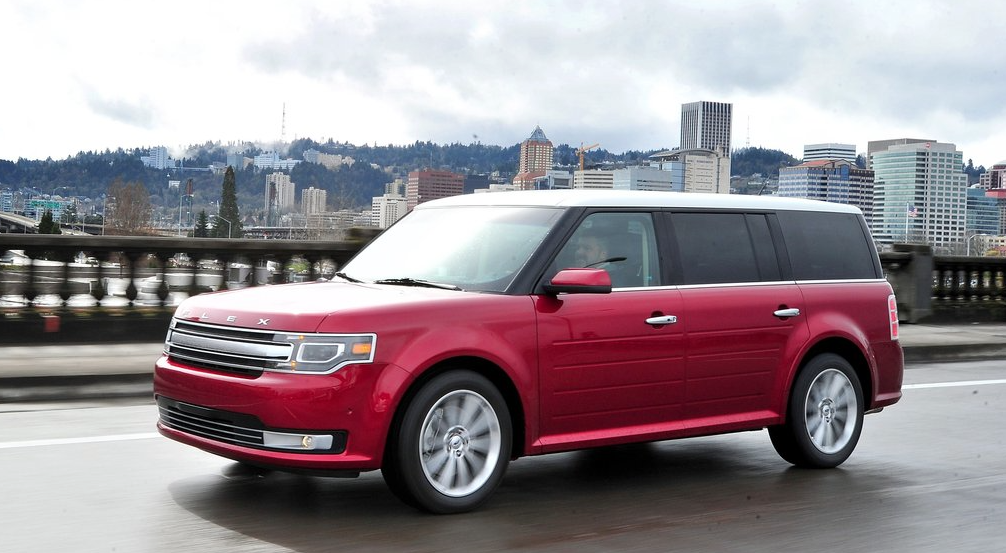 2013 Ford Flex red