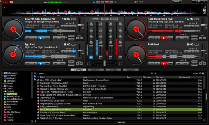 Virtual DJ Pro 8 Screenshot