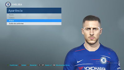 PES 2019 Faces Eden Hazard by Judas Facemaker